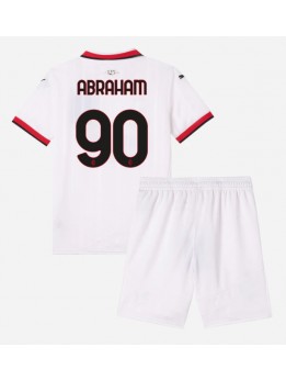 AC Milan Tammy Abraham #90 Auswärts Trikotsatz für Kinder 2024-25 Kurzarm (+ Kurze Hosen)